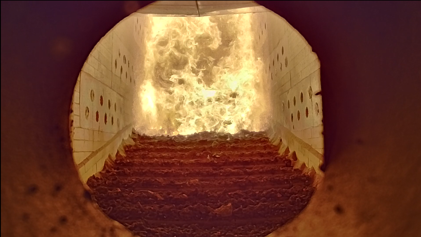 Einblick in die Binder Heißwasseranlage
